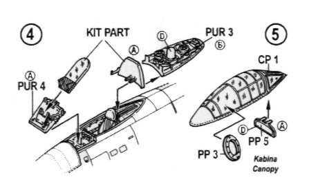 1/72 F-84 - interior set for TAM