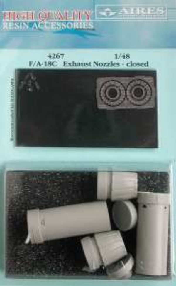 1/48 F/A-18C Hornet exhaust nozzles - closed posit