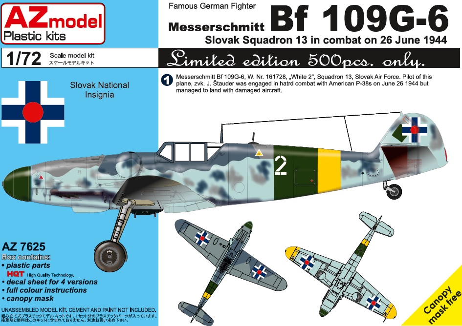 1/72 Bf 109G-6 Slovak