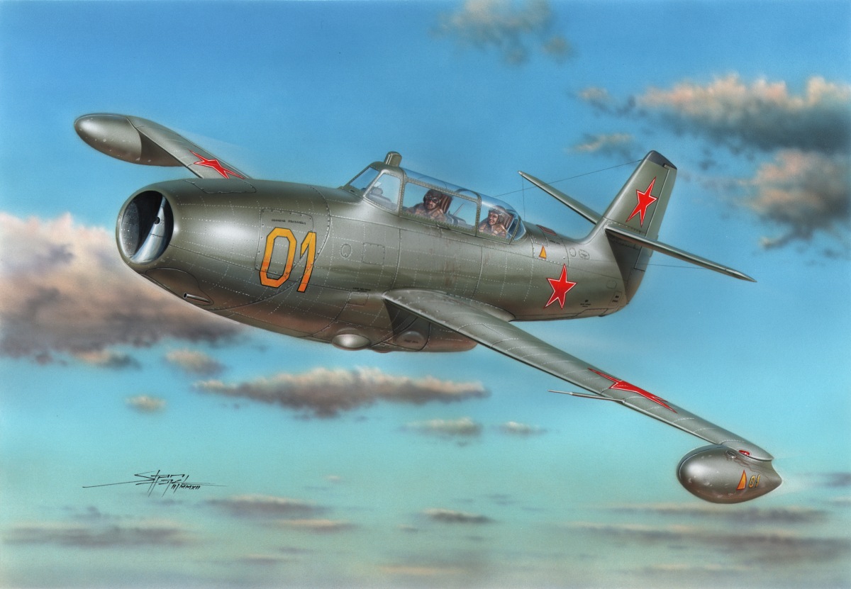 Plastikový model letadla 1/72 Yakovlev Yak-23UTI Two Seater