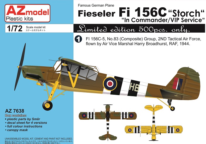 1/72 Fi 156 Storch "In Commander/VIP Service"