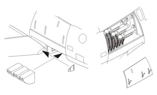 1/48 F-86F Sabre Guns and Ammo bays for ACA