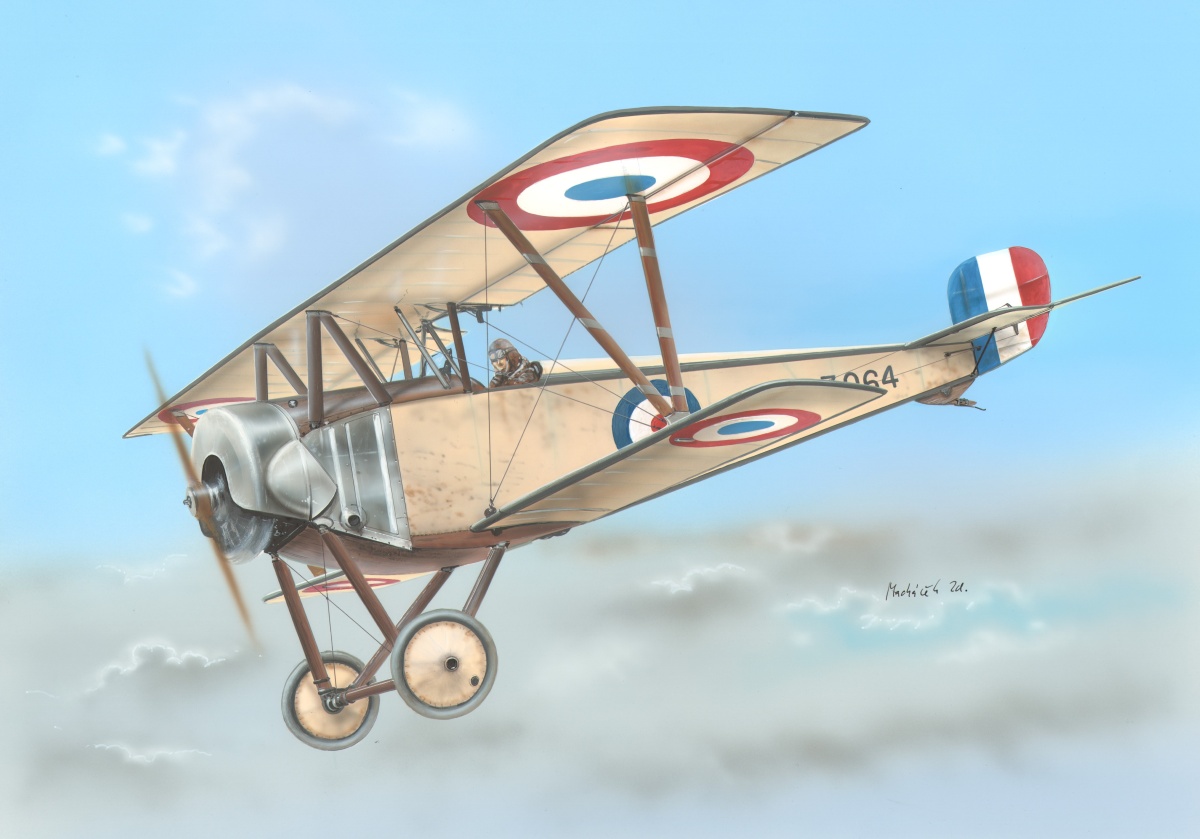 Plastikový model letadla 1/48 Nieuport 10 Single Seater Version