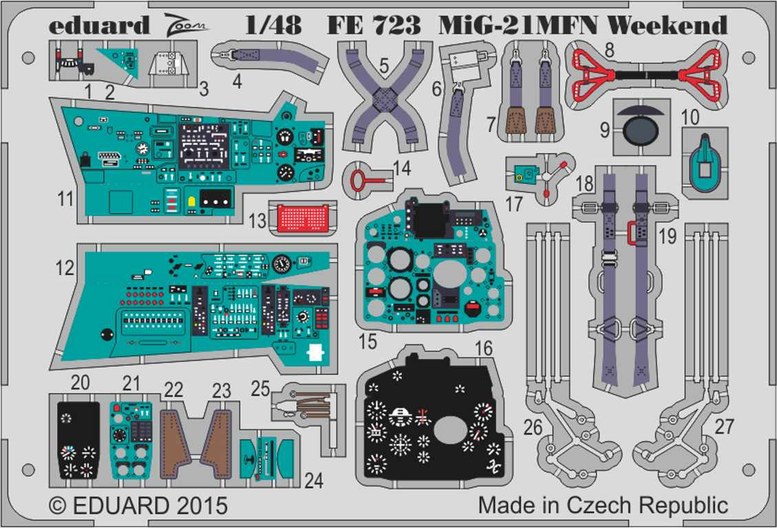 1/48 MiG-21MFN Weekend for EDUARD kit