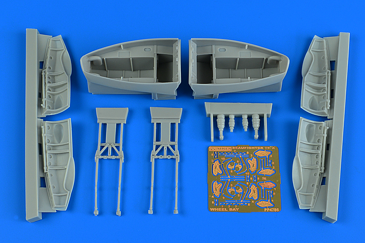 1/48 Beaufighter TF.X wheel bay set for REVELL kit