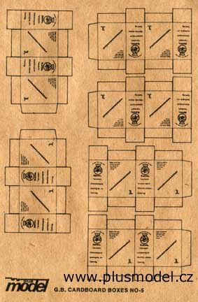 1/35 G.B. Cardboard Boxes