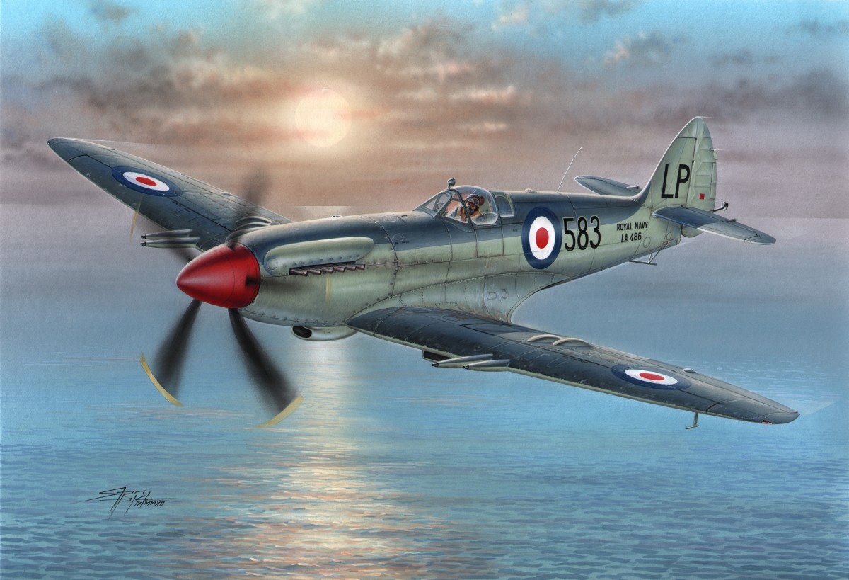 Plastikový model letadla 1/72 Supermarine Seafire Mk.45