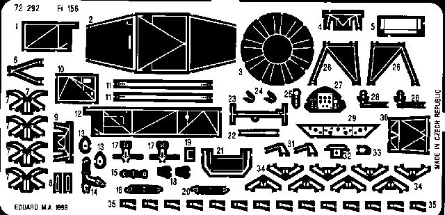 1/72 Fi 156 Storch for ACADEMY kit