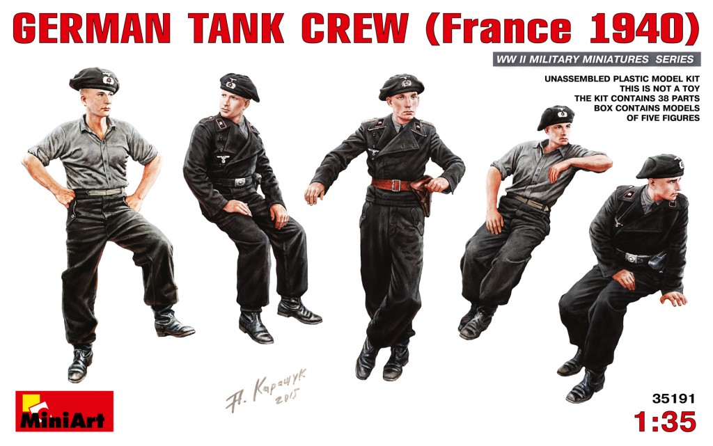 1/35 German Tank Crew (France 1940)