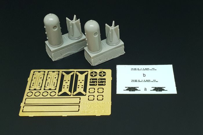 1/48 MKXVII Depth Charge resin kit of U.S. depth charge WWII