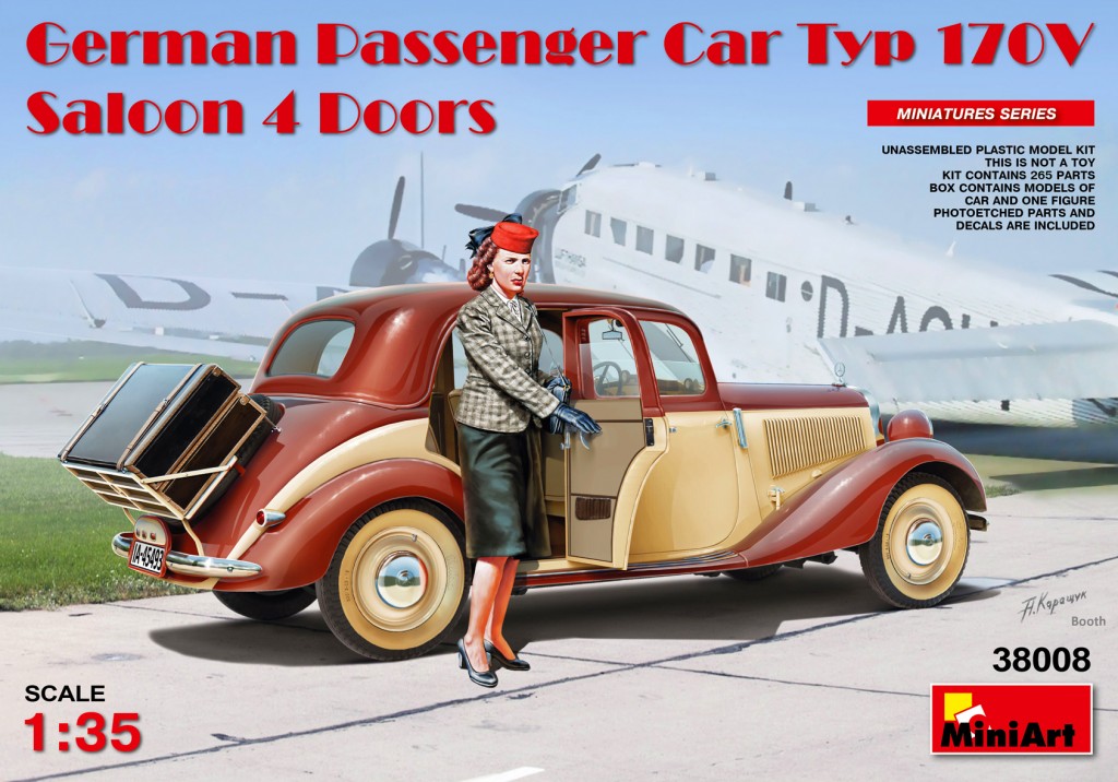 1/35 German Passenger Car Typ 170V.Saloon 4 Doors