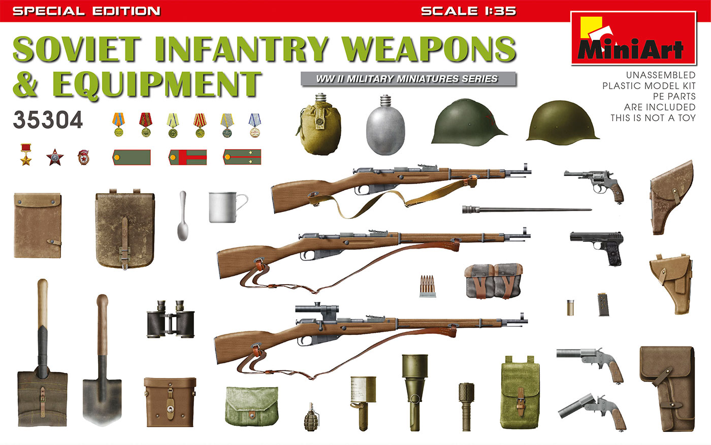 1/35 Soviet Infantry Weapons and Equipment. Special Edition 