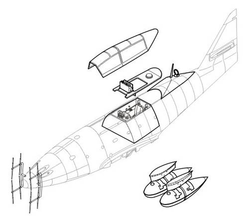 1/48 Me 262B-1a/B1a/U1 (two seater,contains Eduard