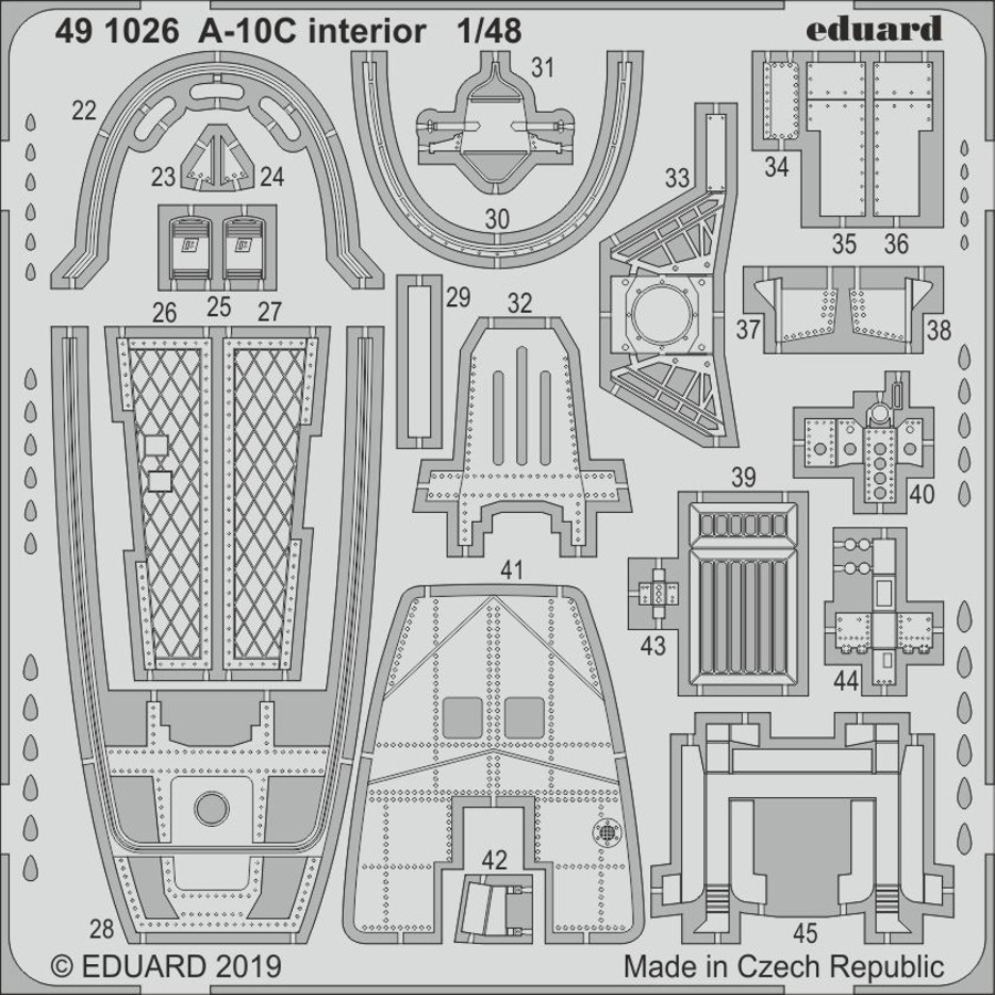 1/48 A-10C interior for ITALERI kit