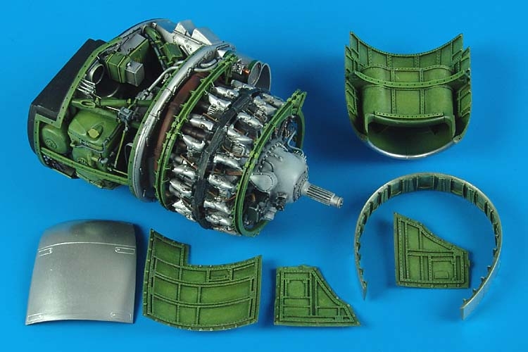 1/32 P-47D Thunderbolt engine set