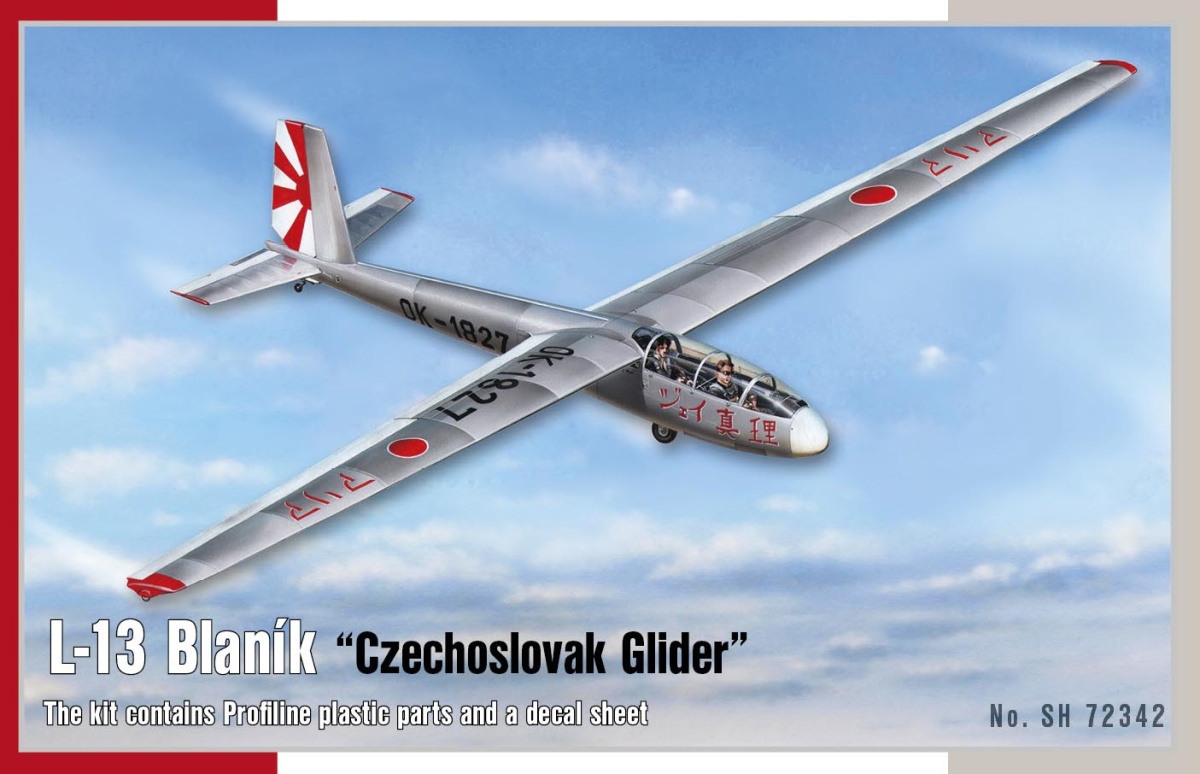 Plastikový model letadla 1/72 L-13 Blaník