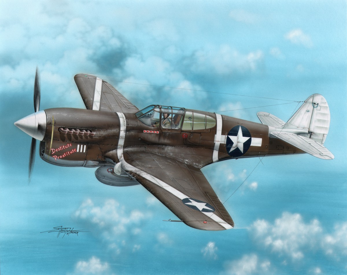 Plastikový model letadla 1/72 P-40F Warhawk Guadalcanal Hawks