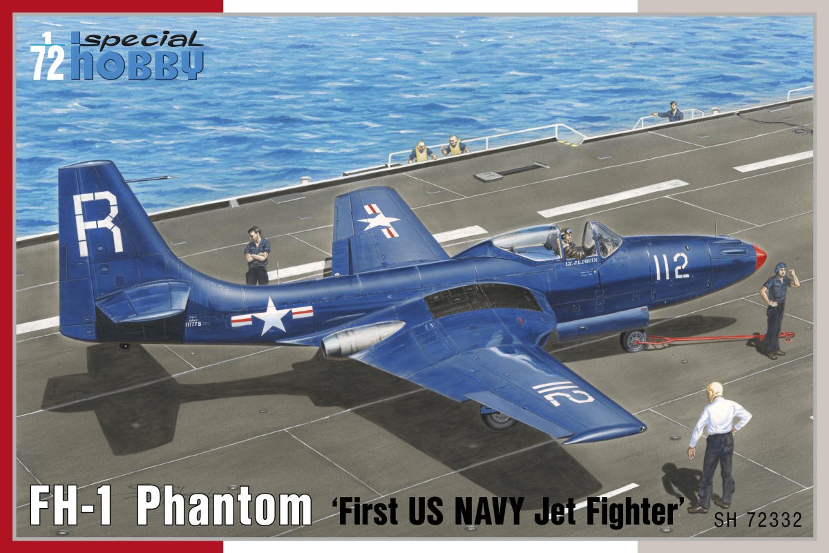 Plastikový model letadla 1/72 FH-1 Phantom First US NAVY Jet Fighter