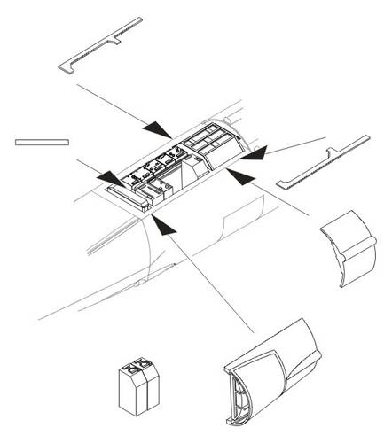 1/32 F-104G Starfighter-Electronics boxes set for