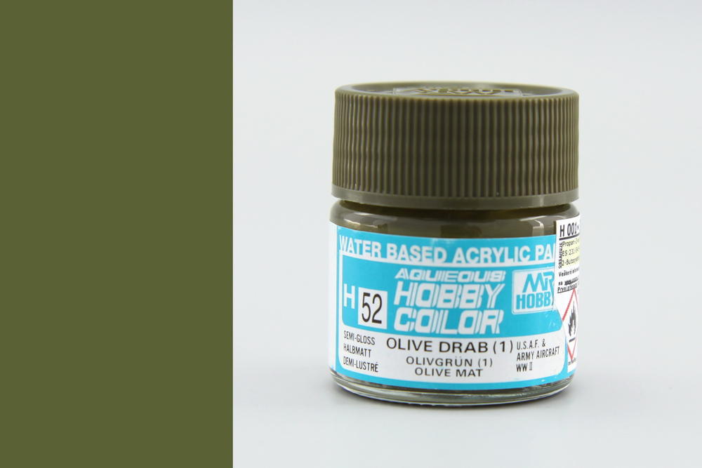 Hobby Color - Olive Drab (1) - Olivová - 10ml