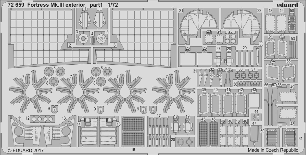 1/72 Fortress Mk.III exterior  for AIRFIX kit