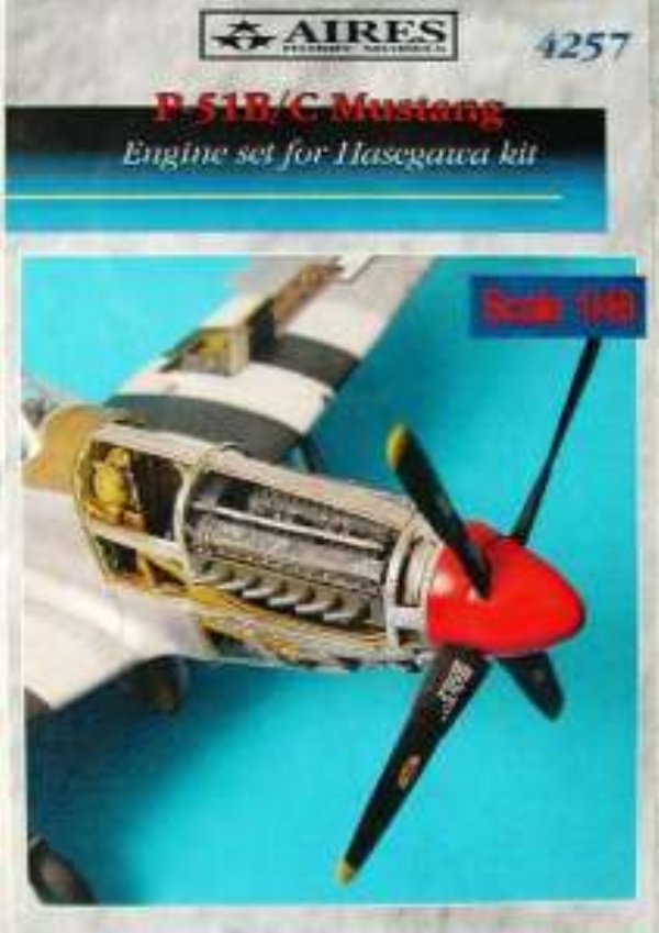 1/48 P-51B/C Mustang engine set