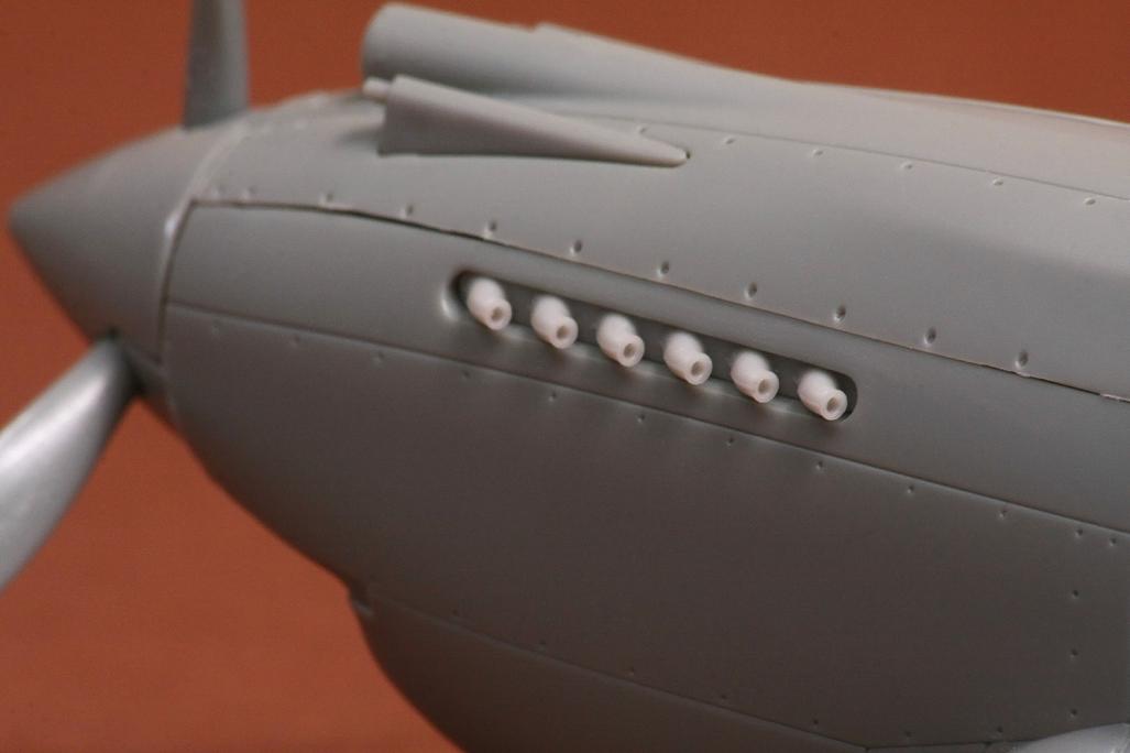 1/48 P-40 exhaust - Resin for Airfix