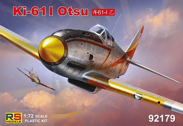 Plastikový model letadla 1/72 Ki-61 Otsu 3 decal v. for Japan