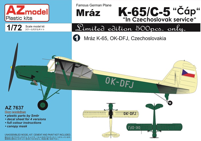 1/72 K-65/C-5 Čáp "In Czechoslovak service"