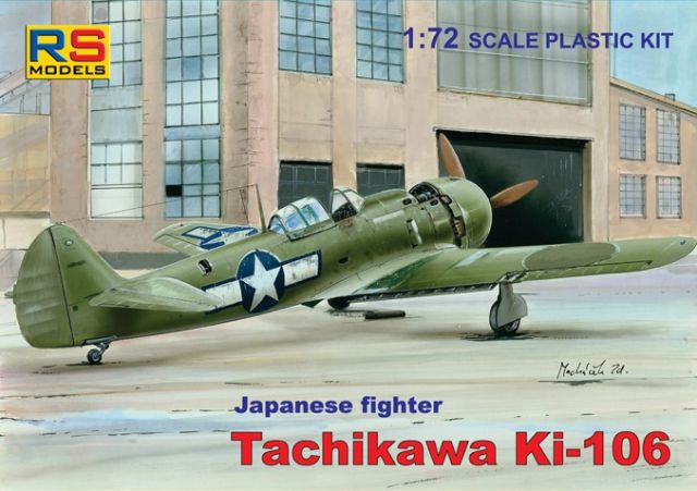 Plastikový model letadla 1/72 Tachikawa Ki-106 2 decal v. for Japan, USA