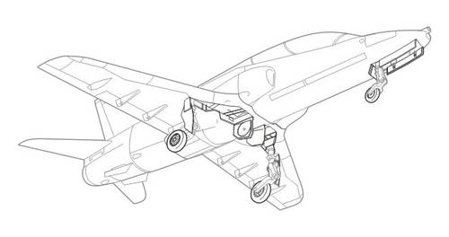 1/48 Hawk -undercarriage set for AIR