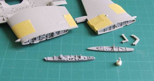 1/48 Westland Wywern Wing fold set for Trum.