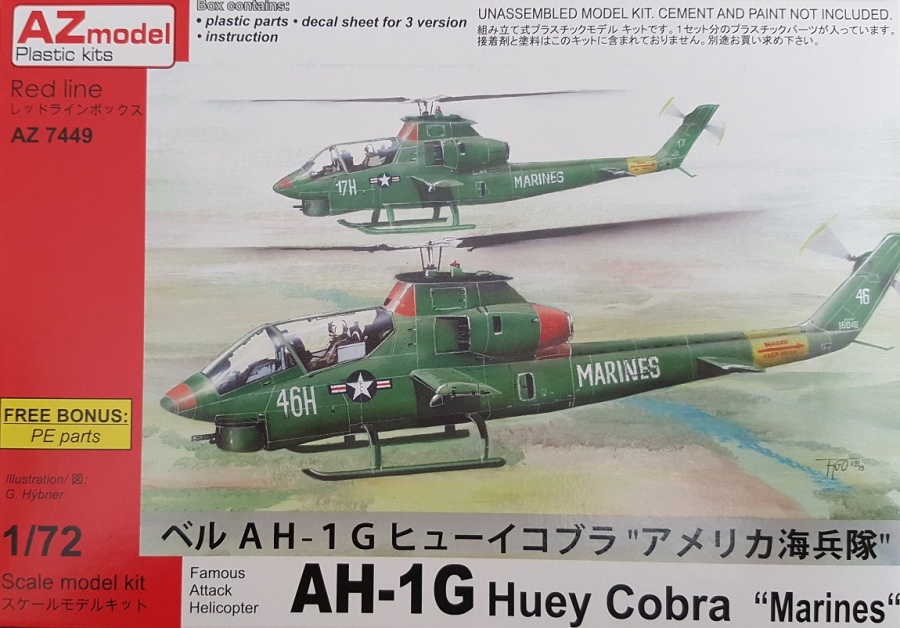 1/72 AH-1G Huey Cobra Marines