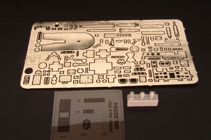 1/32 Mitsubishi A6M5c Zero interior (Hasegawa kit) PE set for Hasegawa kit