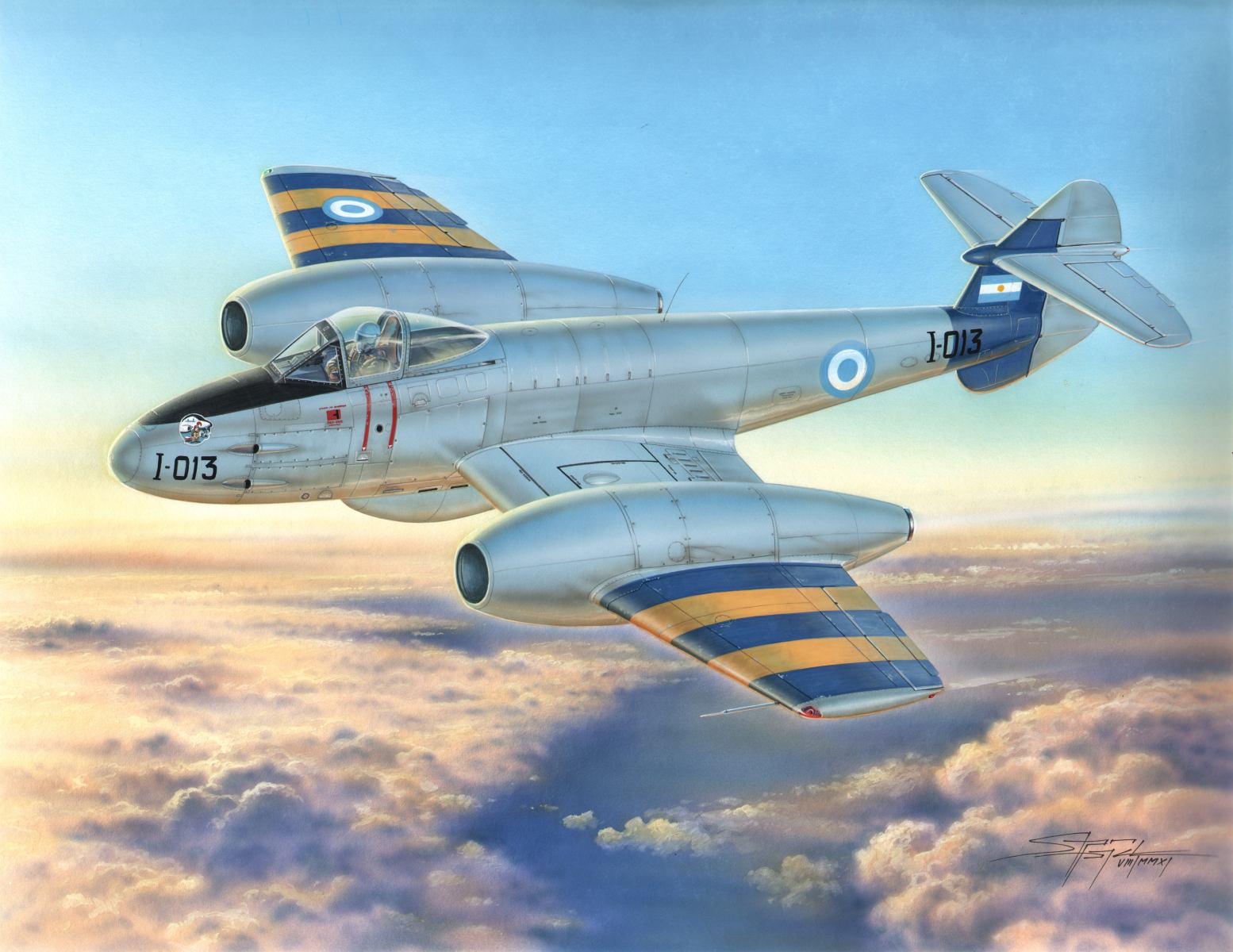 1/72 Gloster Meteor Mk.4 Fuerza Aerea Argentina