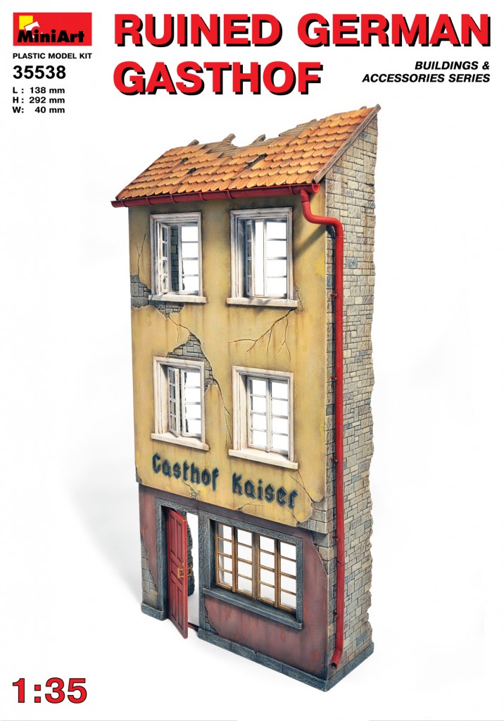 1/35 Ruined German “Gasthof”