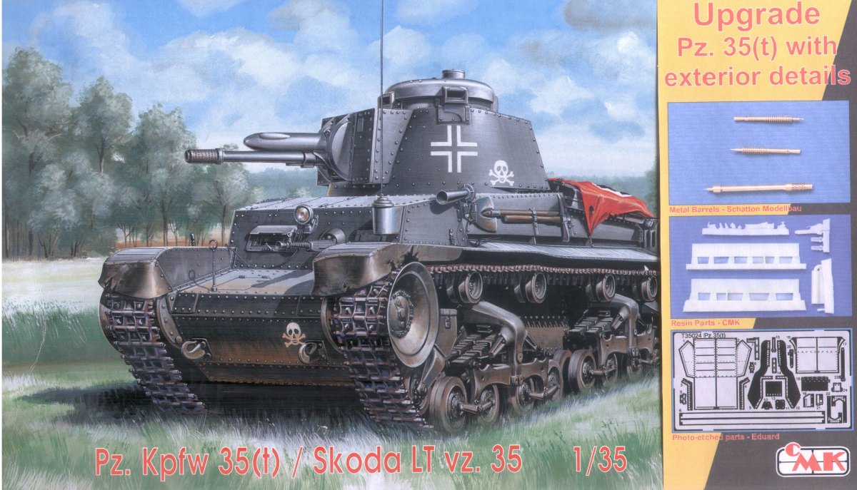 Plastikový model tanku 1/35 Pz. 35(t) Upgrade Exterior