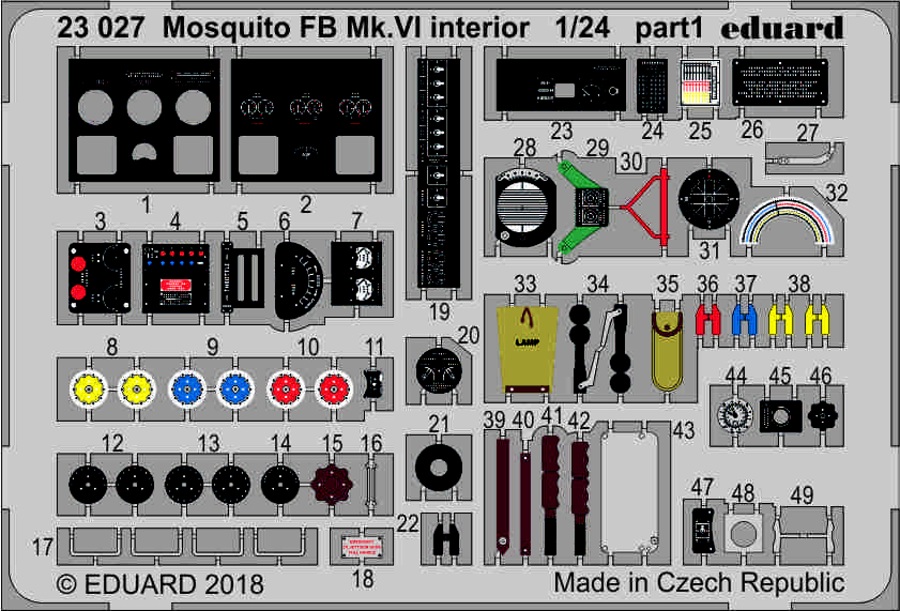 1/24 Mosquito FB Mk.VI interior for AIRFIX kit