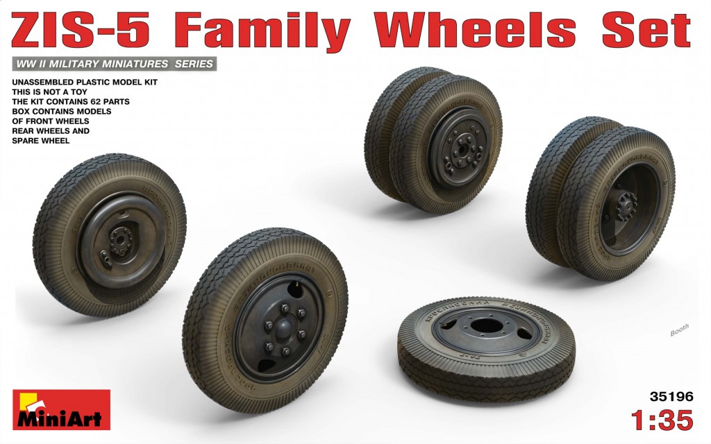 1/35 ZIS-5 Family Wheels Set