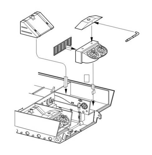 1/35 Tiger I Fuel tank and cooler(starboard) TAM