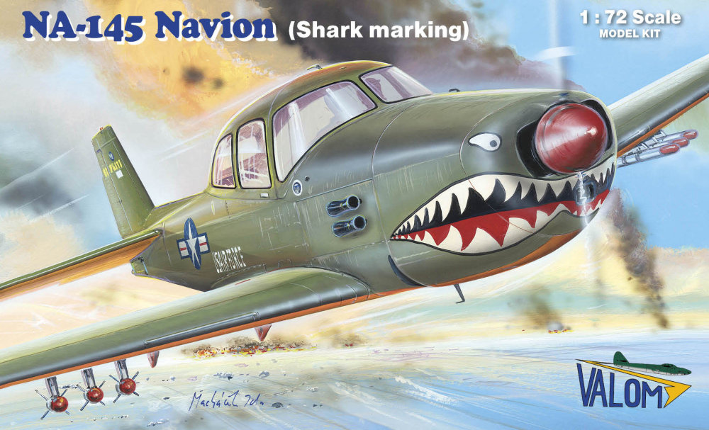 1/72  N.A. NA-145 Navion (shark marking)