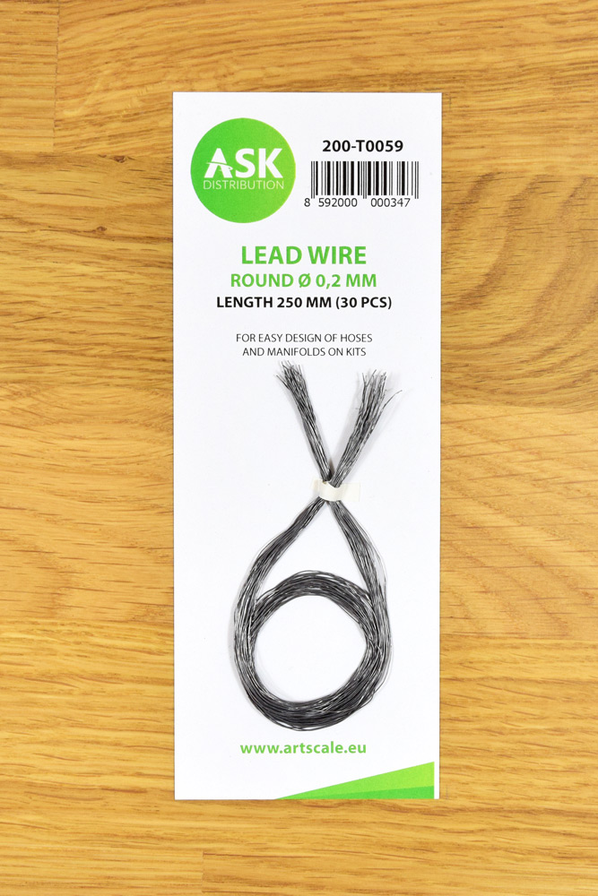 Lead Wire - Round Ø 0,2 mm x 250 mm (30 pcs)