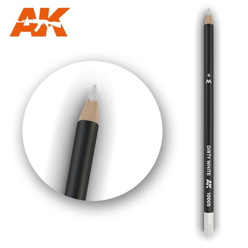 AK AK10005 Watercolor Pencil Dirty White (1x)