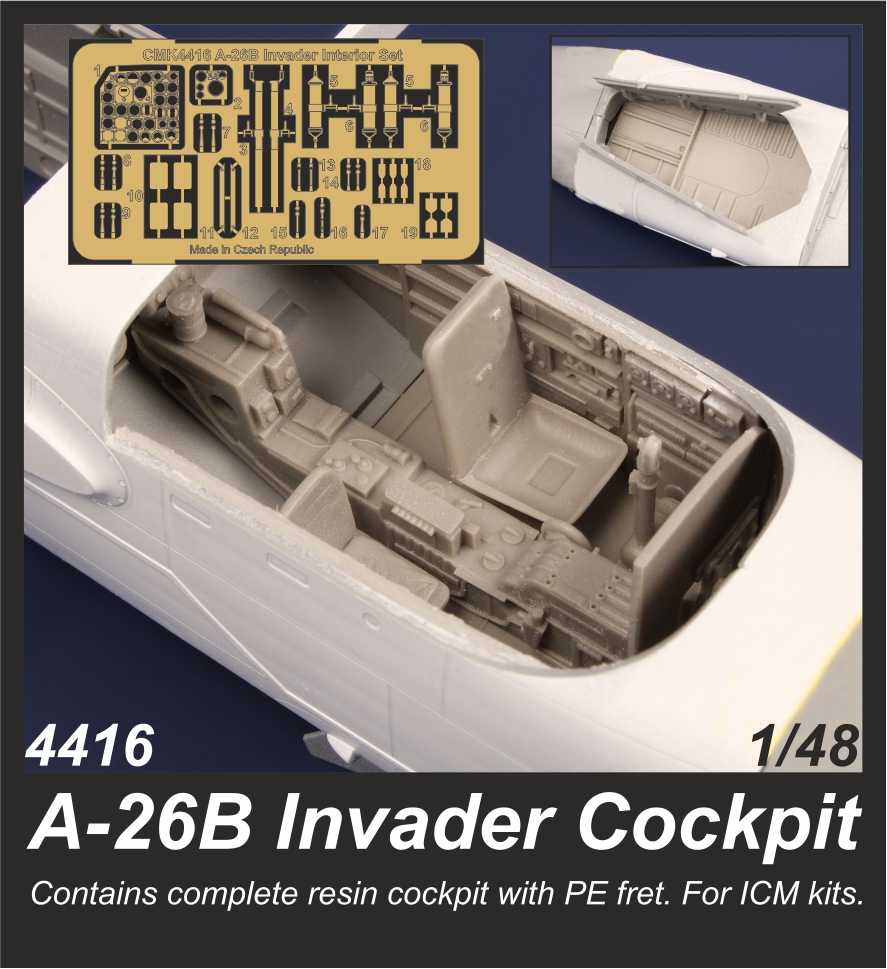 1/48 A-26B Invader Cockpit - CMK