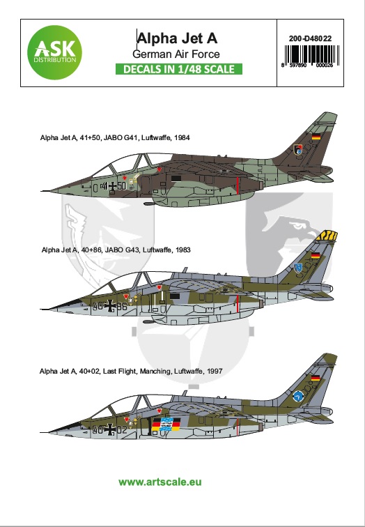 1/48 Alpha Jet A Germain Air Force - Bundeswehr