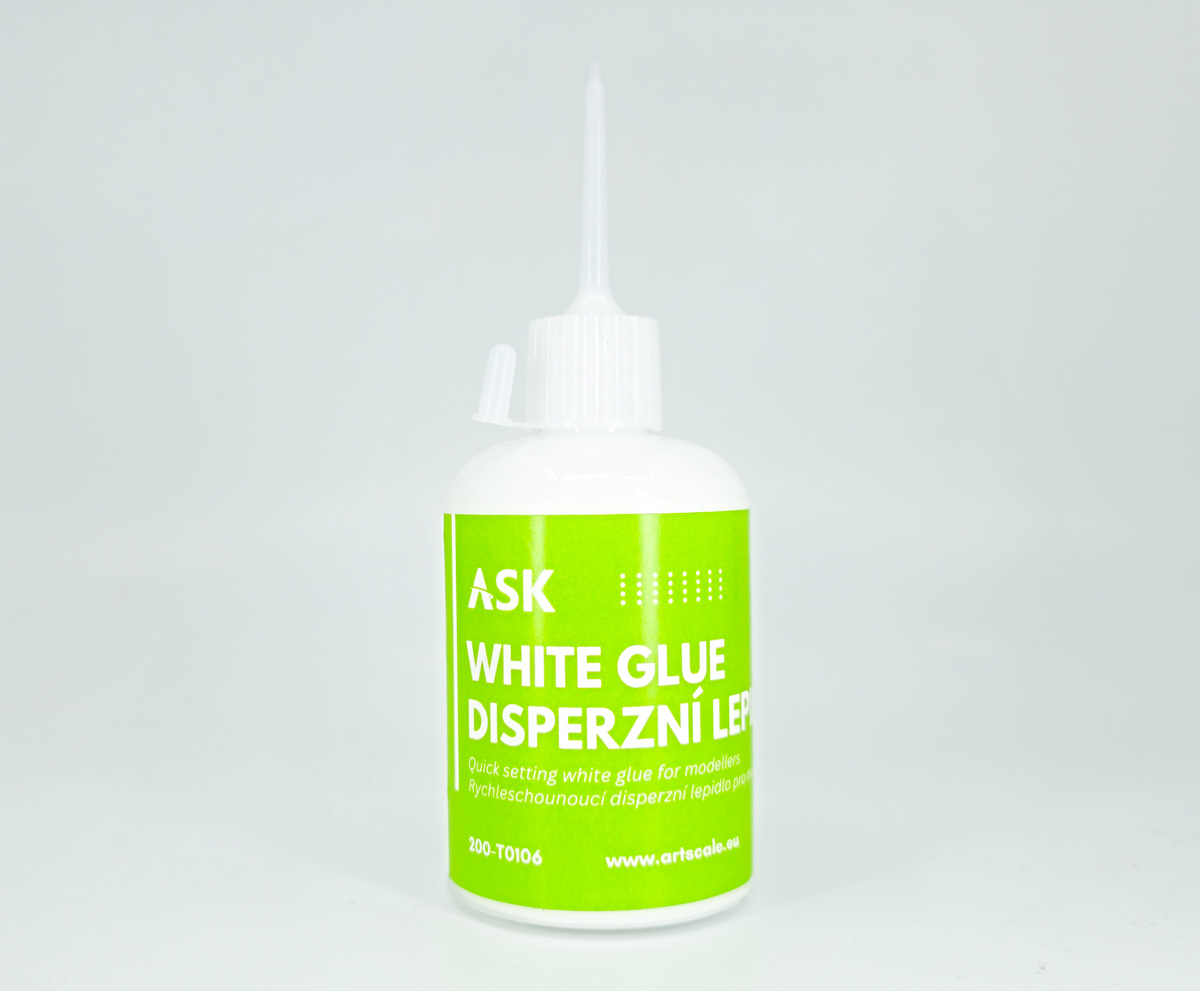 ASK White GLue (100g) Quick setting white glue for modellers